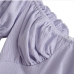 7 Pure Color Ruched Short Sleeve Summer Dresses
