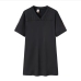 4Casual Solid Short Sleeve V Neck Dresses