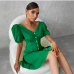 3Elegant Puff Sleeve V Neck Dresses For Women