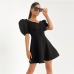 7Elegant Puff Sleeve V Neck Dresses For Women