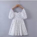 4New Floral Off Shoulder Short Sleeve Dress