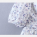 6New Floral Off Shoulder Short Sleeve Dress