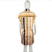 12Plus Size Contrast Color Striped Shirt Dress