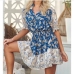 1Register Print Half Sleeve Print Casual Dress