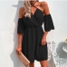 20Sexy Halter Backless Short Sleeve Loosen Dress