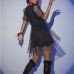 5Sexy Translucent Gauze V Neck Short Sleeve Dress