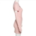 13Stylish Pink Bodycon Slit Mini Dress With Sleeves