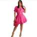 8Stylish Pure Color Women's Short Sleeve Dresses