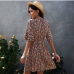 10Summer Chiffon  Floral Short Sleeve Short Dress