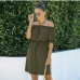 13Summer Urban Off Shoulder Short Sleeve Dresses