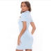 3Summer V Neck Short Sleeve Short Dress