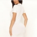 4Summer V Neck Short Sleeve Short Dress