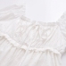 7Trending White Stringy Selvedge A Line Dress