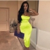 13 Backless Pure Color Sleeveless Midi Dress