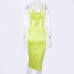 17 Backless Pure Color Sleeveless Midi Dress