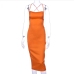 31 Backless Pure Color Sleeveless Midi Dress