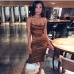 9 Backless Pure Color Sleeveless Midi Dress