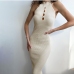 4 Fashion Hollowed-out Sleeveless Dress