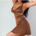 3 Sexy Hollow Out Sleeveless Halter Dress