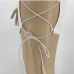 7 Sexy Hollowed Out Lace Up Party Wear Dress