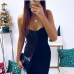 4 Sexy  Patchwork Strapless Backless Dress