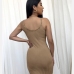 4 Sexy Single-breasted Halter Sleeveless Dress