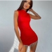 10 Sexy Tassels Sleeveless Bodycon Dress