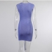 14 Sexy V Neck  Sleeveless Knitting Dress