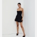 4Alluring Hollow Out Backless Black Party Dress