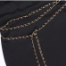 16Backless Chain Decor One Piece Dress For Women