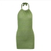 10Chic Halter Backless Knitting One Piece Dress