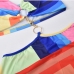 9Color Blocking Patchwork Designer Sleeveless Dress
