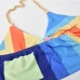10Color Blocking Patchwork Designer Sleeveless Dress
