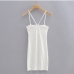 13Designer Solid Hollow Out Backless Sleeveless Dresses