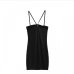 8Designer Solid Hollow Out Backless Sleeveless Dresses