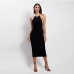 5Elegant Patchwork Backless Midi Dresses For Women
