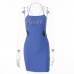 12Embroidered Letter Cut Out Sleeveless Dresses