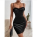 4Eyelash Lacework  Pure Color Cami Dress