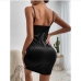 5Eyelash Lacework  Pure Color Cami Dress