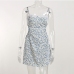 13French Style Chiffon Floral Camisole Casual Dress
