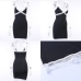 5Low Cut Patchwork Lace Camisole Sexy Dress