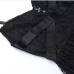 8New Trendy Solid Black Sleeveless Lace Dress