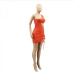 3One Shoulder Cutout Sleeveless Mini Dress