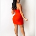 6One Shoulder Cutout Sleeveless Mini Dress