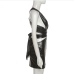 7PU Leather Tie Wrap Sleeveless Bodycon Short Dress