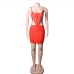 11Party Club Hollow Out Sleeveless Rhinestone Dresses