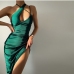 5Polka Dots Cutout Sleeveless Summer Dresses