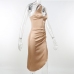 7Polka Dots Cutout Sleeveless Summer Dresses