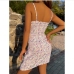 8Rural Style Floral Summer Backless Sleeveless Dress