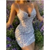 1Rural Style Floral Summer Backless Sleeveless Dress